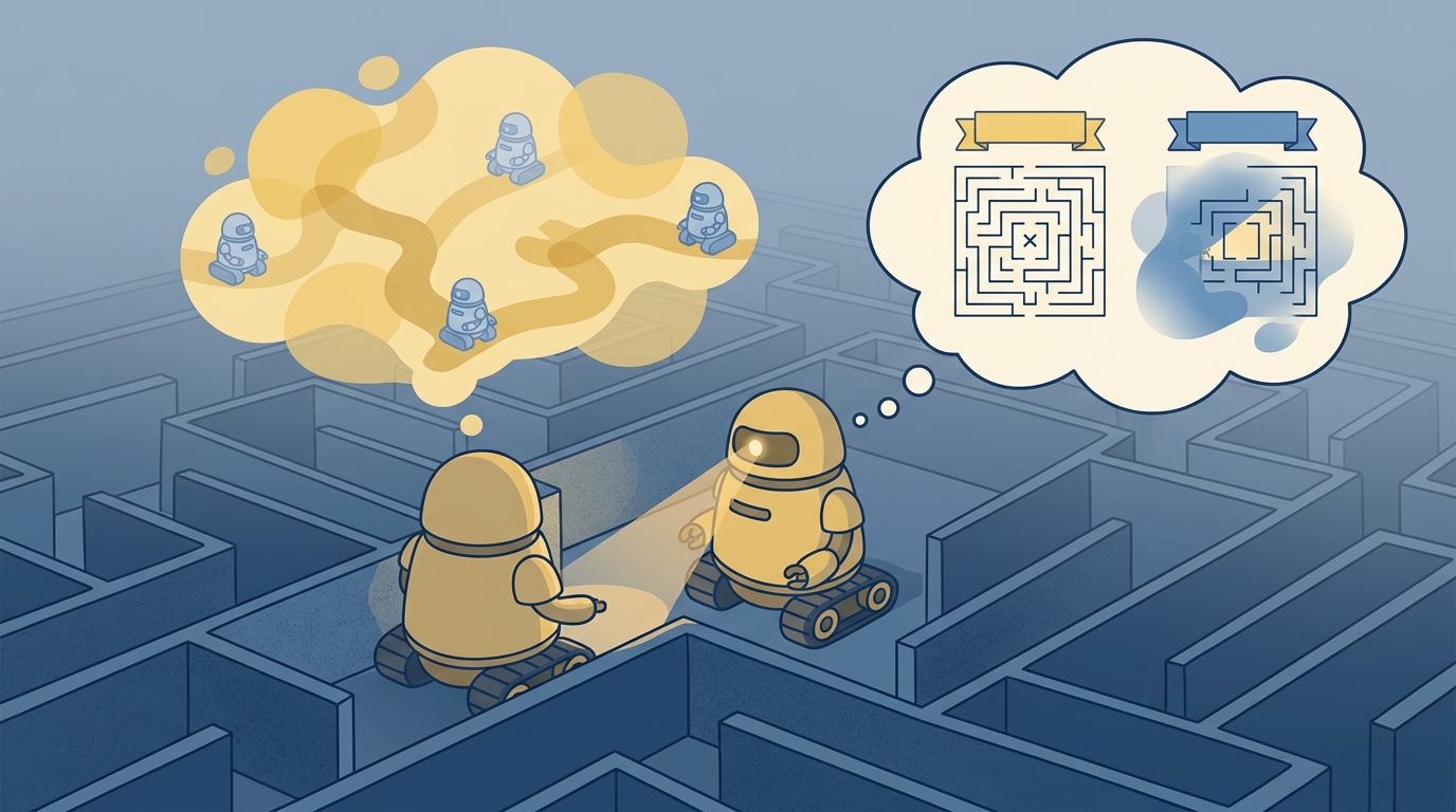 Illustration for Section 2.7: Partially observable MDPs; belief states