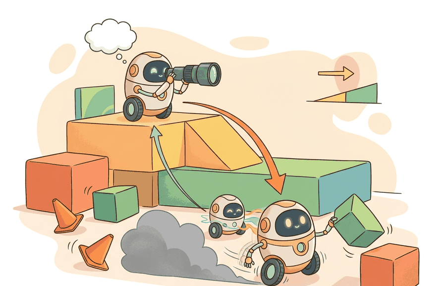 Technical illustration for Section 3.4: Hybrid and hierarchical architectures.
