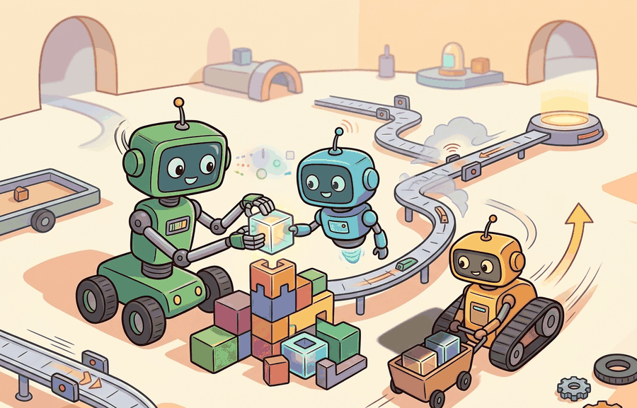 Technical illustration for Section 49.2: Cooperation, competition, communication.