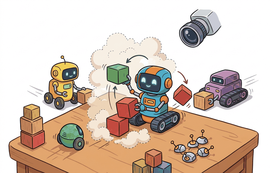 Technical illustration for Section 49.4: Multi-agent RL (with PettingZoo).