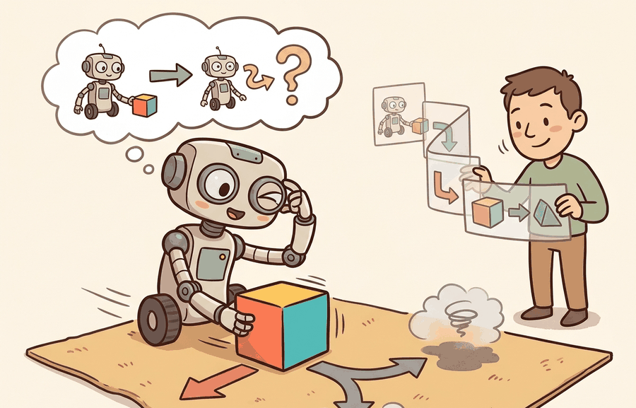 Technical illustration for Section 50.4: Explainable robot behavior.