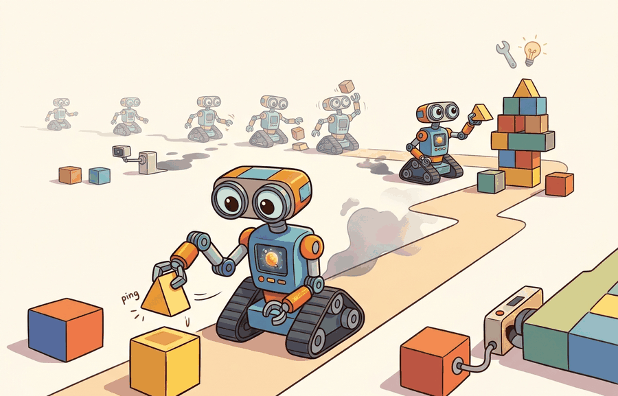 Technical illustration for Section 51.3: Long-horizon tasks.
