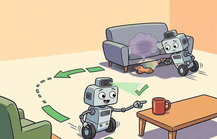 Technical illustration for Section 59.1: Object search in a simulated home.