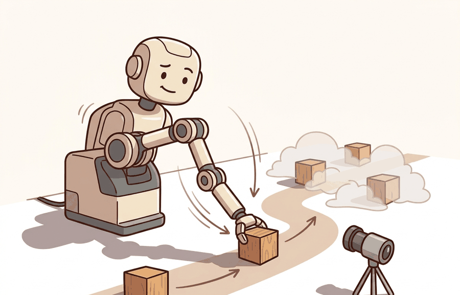 Technical illustration for Section 5.4: Robot arms, joints, the kinematic chain.