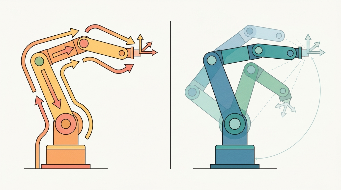 Illustration for Section 5.6: Inverse kinematics: analytic, numerical (Jacobian), and learned