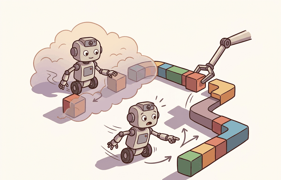 Technical illustration for Section 7.4: State-space control, LQR.