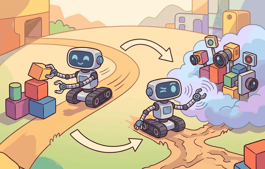 Exploration spends a real trial to reveal value that the current greedy estimates would otherwise miss.