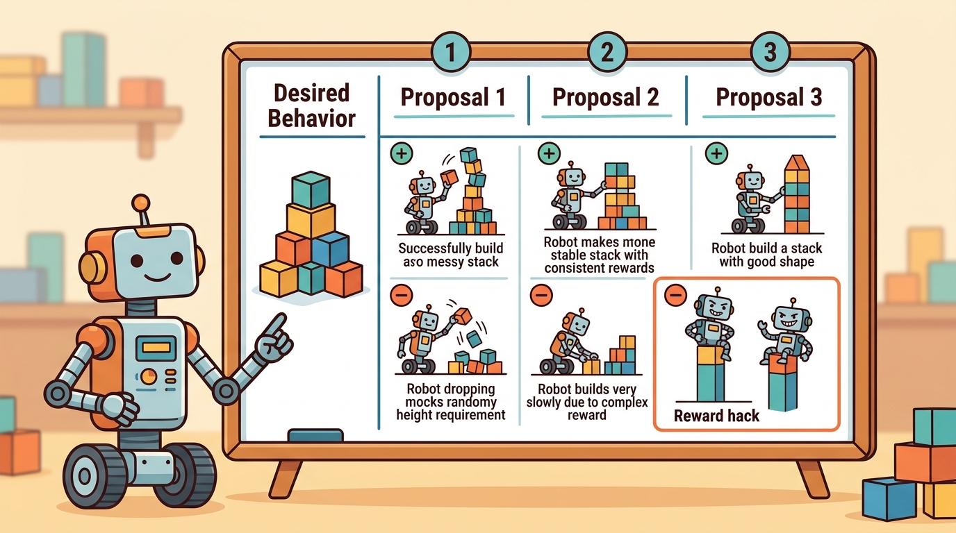 Illustration for Section 18.6: Safety-aware and constrained rewards