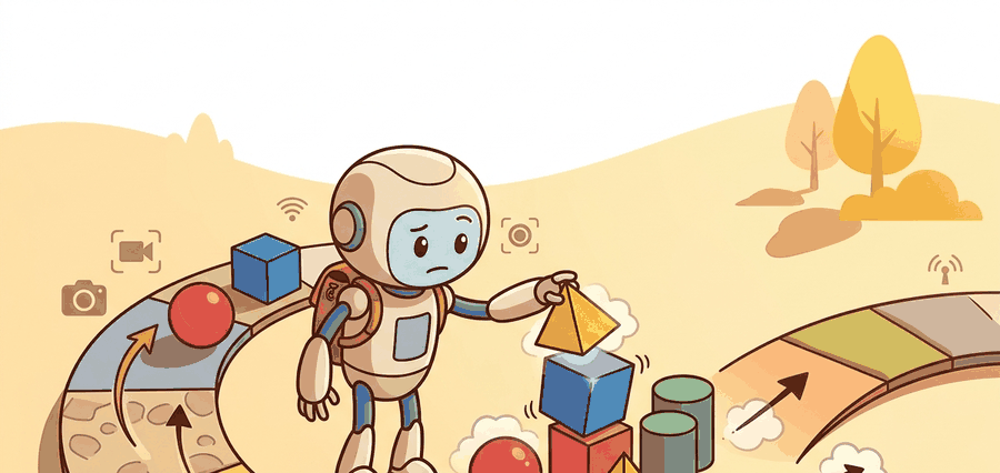 Technical illustration for Section 25.1: Learning without online interaction.