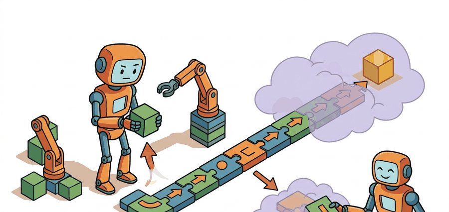 Technical illustration for Section 26.3: Skill discovery and hierarchical RL.