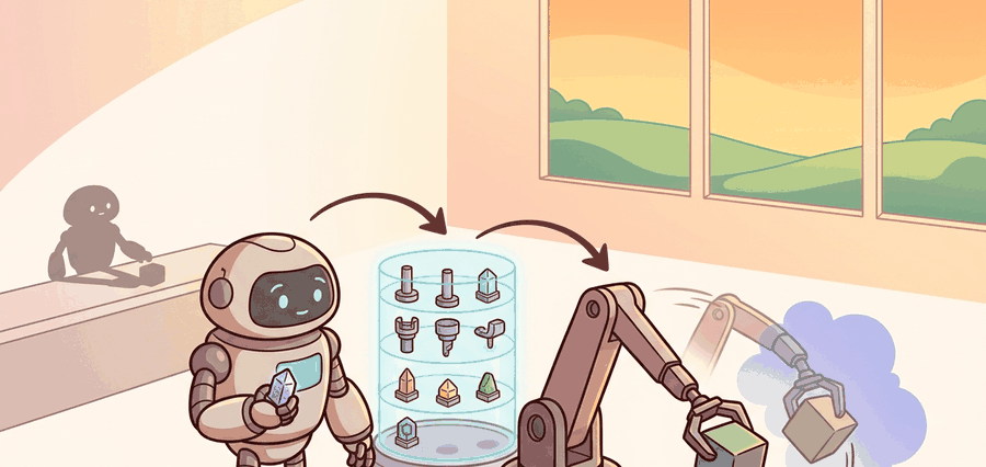 Technical illustration for Section 26.5: Skill libraries for embodied agents.