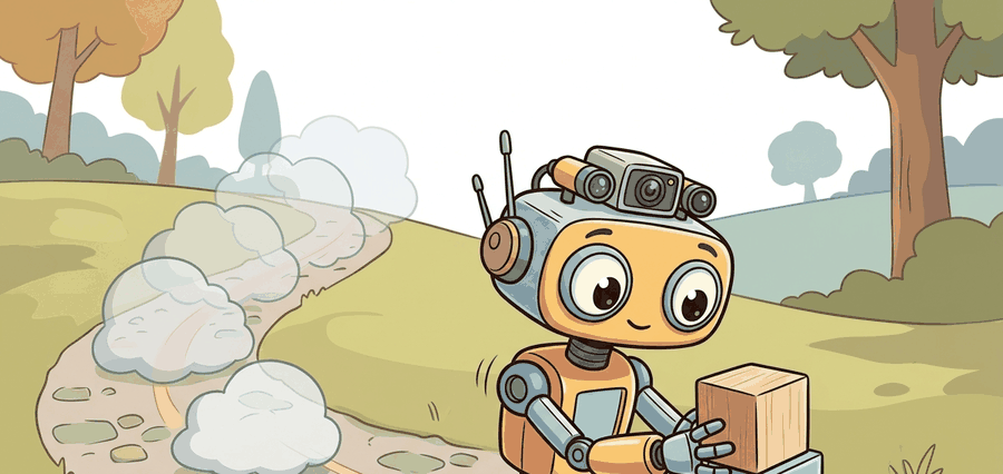 Educational illustration for Section 29.2, showing odometry and dead reckoning as a robot reasoning problem that connects measurements, state estimates, decisions, and replayable evidence.