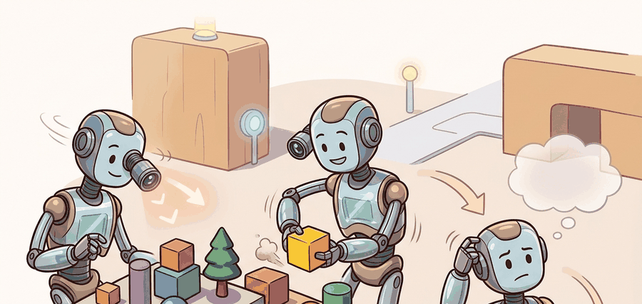 Technical illustration for Section 32.4: Visual question answering and scene description in environments.