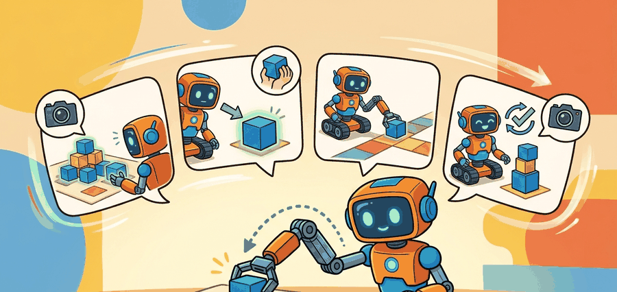 Technical illustration for Section 33.2: SayCan: affordance-grounded planning.