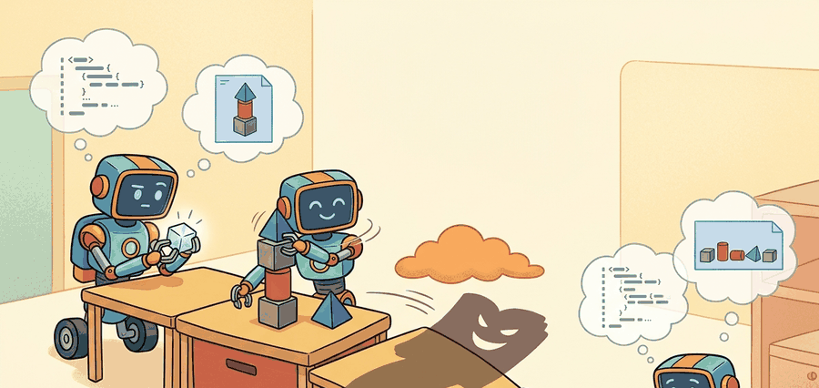 Technical illustration for Section 33.3: Code as Policies: LLMs that write robot code.