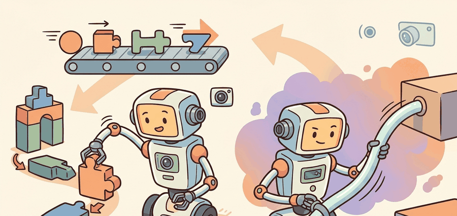 Technical illustration for Section 34.5: Action tokenization vs. continuous heads; the FAST tokenizer.