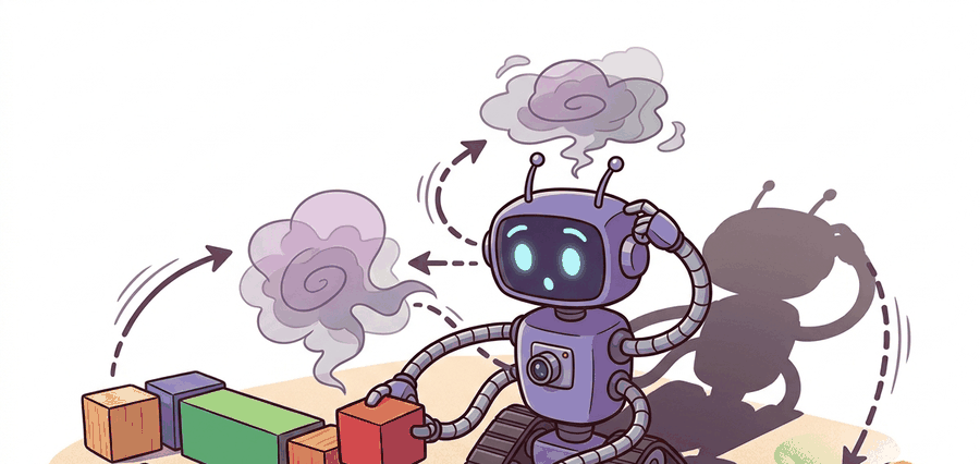 Technical illustration for Section 39.5: GameNGen and Oasis: neural game engines, showing an embodied agent predicting futures, testing actions, and revising behavior from feedback.