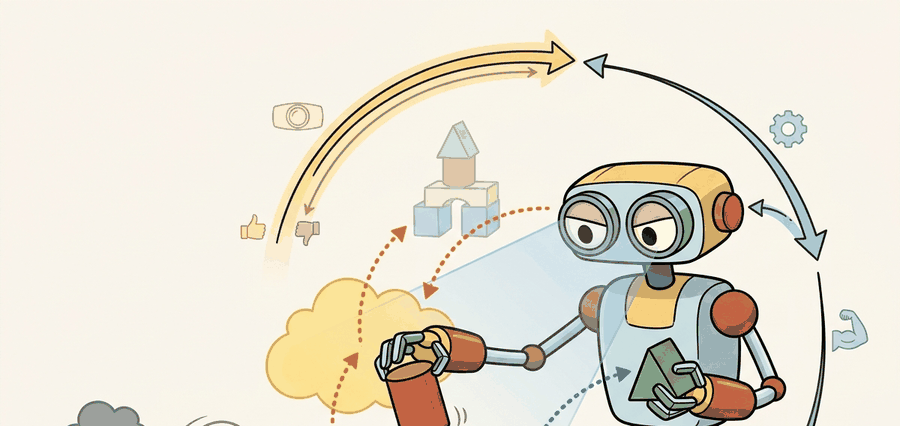 Illustration for Section 42.5: Learning manipulation policies (IL, RL, VLA)