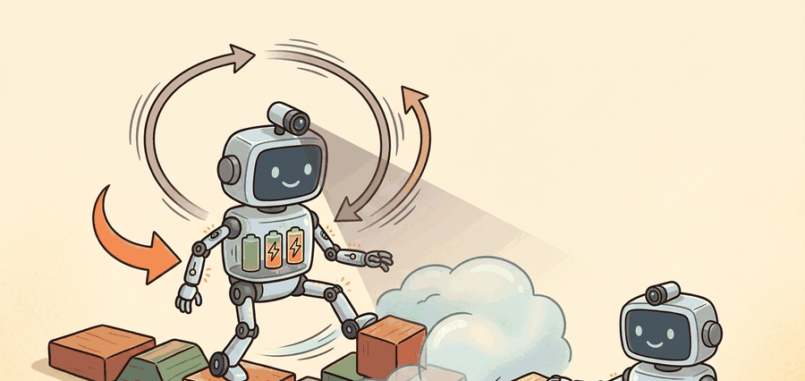 Robot locomotion under energy, thermal, and safety constraints.