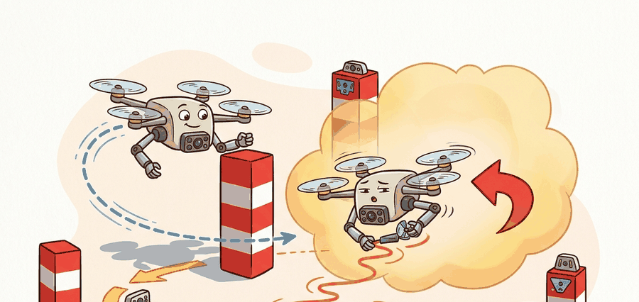 Technical illustration for Section 47.2: Flight dynamics intuition.
